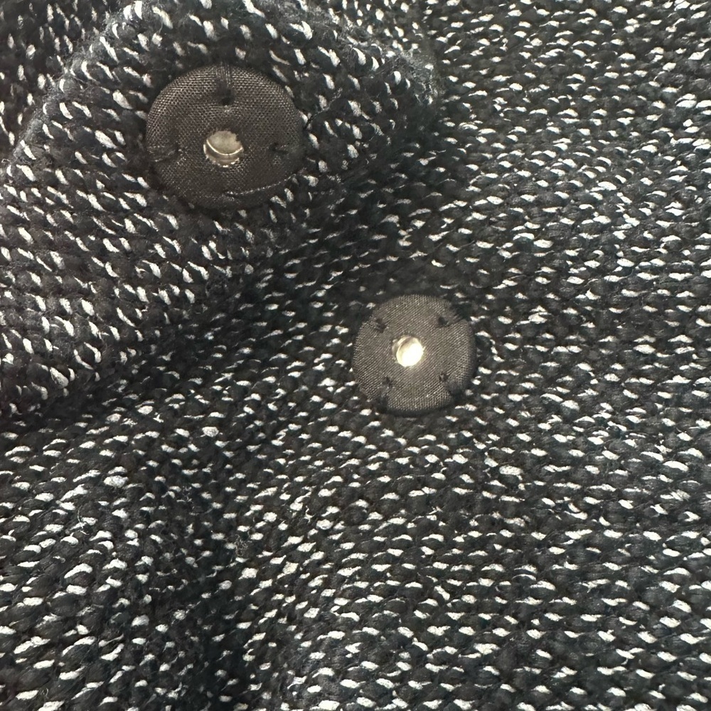 LOFT Black Blazer with Wide Lapel and Asymmetrical Closure - Picture 6 of 14